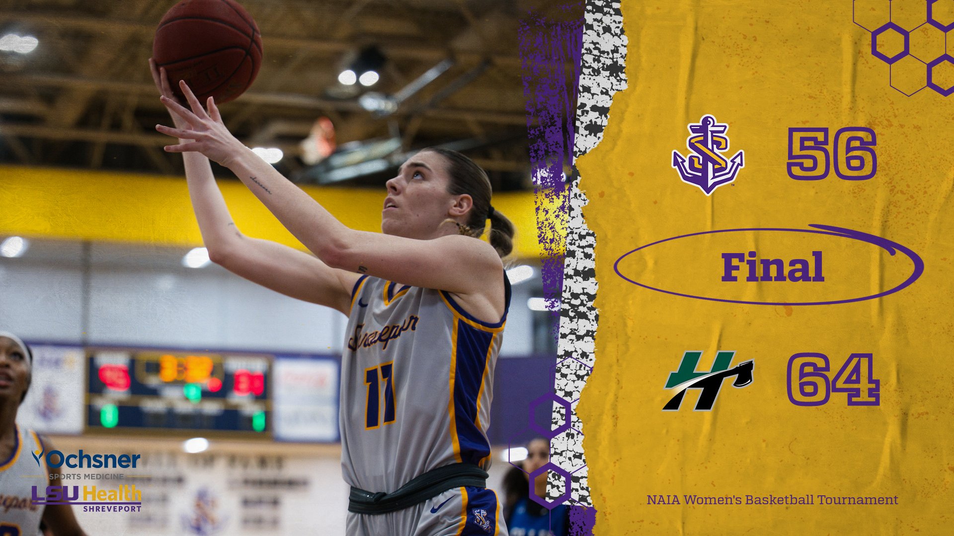 LSUS’s Dominant Season Ends with 64-56 Loss to Huntington in NAIA Tournament