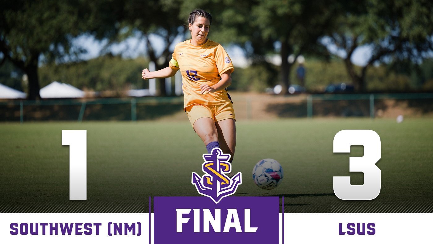 LSUS Women's Soccer Triumphs, 3-1, Over Southwest